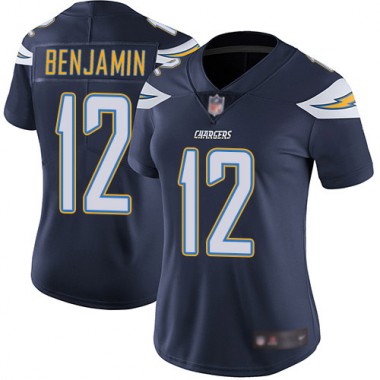 Los Angeles Chargers NFL Football Travis Benjamin Navy Blue Jersey Women Limited  #12 Home Vapor Untouchable->los angeles chargers->NFL Jersey